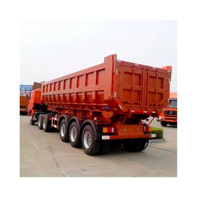 Stahl-Dumpper Rücken-Tipper-Dump-Container Halbanhänger-Tippenanhänger mit 2/3/4/6 Achseln