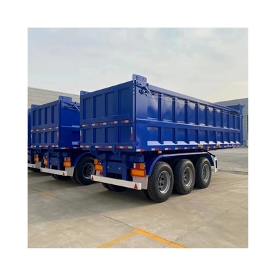 Zusammengestellter U-Typ-Dump-Tipper-Anhänger 50 Tonnen 3 Achsen-Dump-Anhänger ABS-Anti-Block-Bremssystem