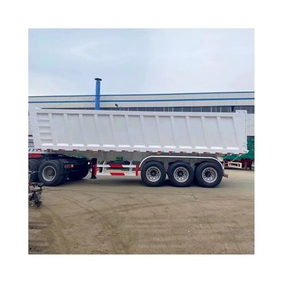 Zusammengestellter U-Typ-Dump-Tipper-Anhänger 50 Tonnen 3 Achsen-Dump-Anhänger ABS-Anti-Block-Bremssystem