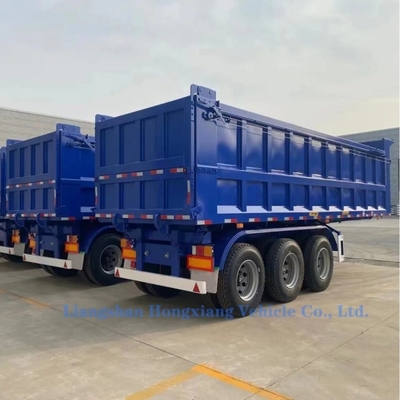 Lkw-Anhänger 25 Kubikmeter 30 Tonnen Dump Semi-Anhänger Hydraulischer Kipper Semi-Anhänger