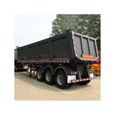 Anpassungsfähiger Semi-Anhänger Kippen Kies verwendet Tri-Achse Semi-Boden Gooseneck Dump Haulern