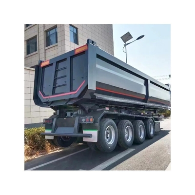 Anpassungsfähiger Semi-Anhänger Kippen Kies verwendet Tri-Achse Semi-Boden Gooseneck Dump Haulern