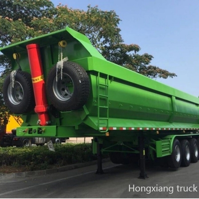 3 Achsen 4 Achsen Steintransport Hintersteiger End-Dump-Anhänger mit guter Verkehrsfähigkeit