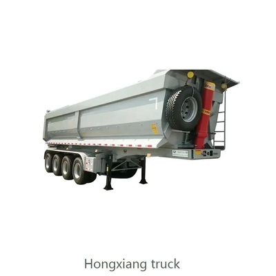 Aufhängung Mechanische Aufhängung Lkw Anhänger 5 Achsen Hydraulischer Heckdump Semi-Anhänger