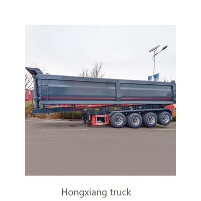 Aufhängung Mechanische Aufhängung Lkw Anhänger 5 Achsen Hydraulischer Heckdump Semi-Anhänger