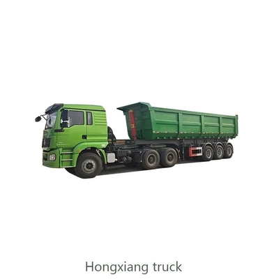 Aufhängung Mechanische Aufhängung Lkw Anhänger 5 Achsen Hydraulischer Heckdump Semi-Anhänger