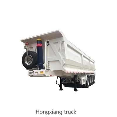 Aufhängung Mechanische Aufhängung Lkw Anhänger 5 Achsen Hydraulischer Heckdump Semi-Anhänger