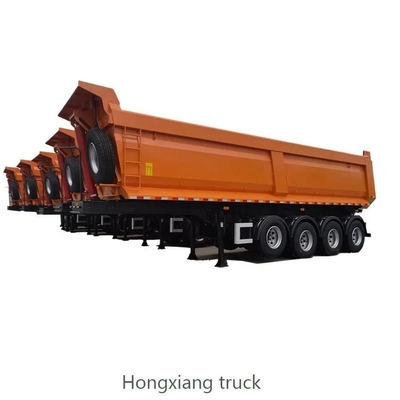 Lkw-Anhänger-Tipper-Anhänger-Verkauf Schwerlast 3 4 5 Achsen 45 Kubik U-Form-Dump-Traktor