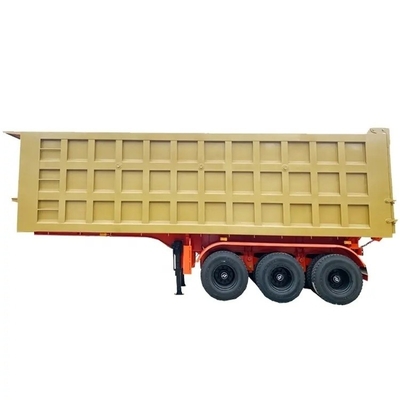 12 Reifennummer Dump Semi-Trailer 40t 50t Lastwagen 3-Achse U-förmig für hydraulischen Bergbautraktor