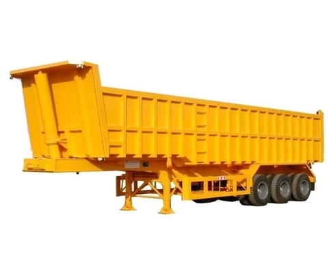 30cbm Rücken-Tipper-Semi-Anhänger mit Flachbett-Design und Dreiachsen-hydraulischen Selbst-Tippen