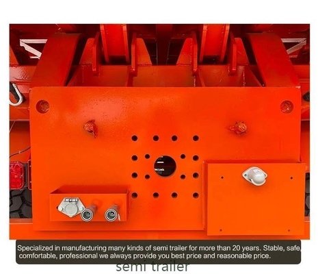 Flachbett 3 Achsen 35m3 End Dump Tipper Halbanhänger mit 12 Reifen Reifen Nummer 12
