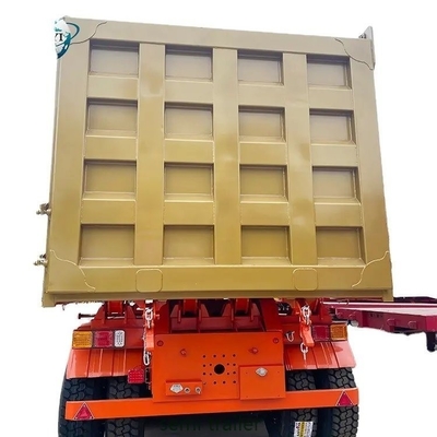 4 Achsen U-Form Hydraulischer Zylinder Selbstdumping-Tipper-Anhänger mit Selbstdumpingfunktion