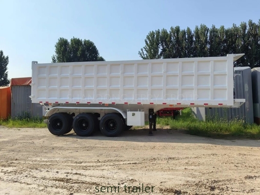 4 Achsen U-Form Hydraulischer Zylinder Selbstdumping-Tipper-Anhänger mit Selbstdumpingfunktion