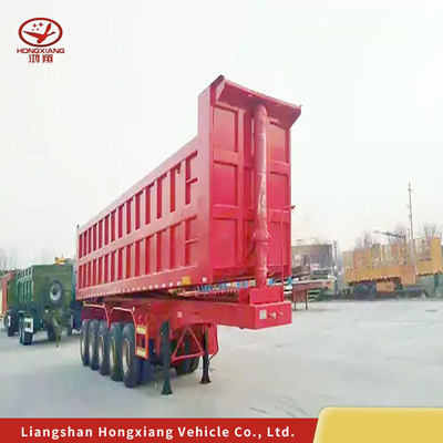 ABS-Anti-Block-Bremssystem Hydraulischer Zylinder-Tipper Volllastwagen Seiten-Dump Vollanhänger