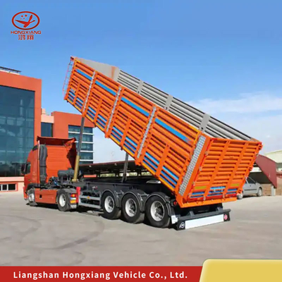 ABS-Anti-Block-Bremssystem Hydraulischer Zylinder-Tipper Volllastwagen Seiten-Dump Vollanhänger