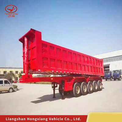 Schwerlast 2240mm Profil Achse Hydraulische Kubikmeter Tipper Truck Dump Semi-Trailer