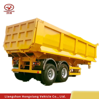 Anpassbar 2/3/4 Achsen U-Form Kipper Anhänger Halbanhänger Hydraulischer Dumper Anhänger