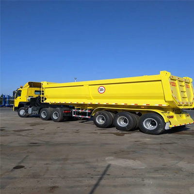 Mafal Kubikmeter U-Form-Dump-Anhänger Tipper Halbanhänger-LKW mit Fußboden von 2240 mm