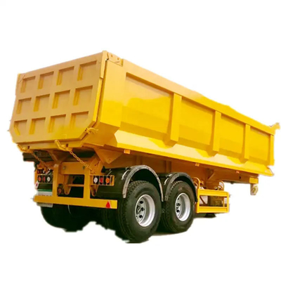 3 Achsen schwerer Cbm U-förmiger Kipperanhänger 60 Tonnen Hydraulischer Heckdump Anhänger