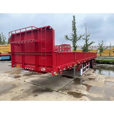 Integrierte kleine hydraulische Kippenrücken U-Form Dump Tipper Halbanhänger mit 13t Achse