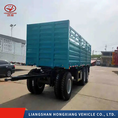 2/3/4 Achsen U-förmiger Hinterendeckel Semi-Lkw-Anhänger für Schwerlasttransport