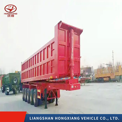 2/3/4 Achsen Schwerlast-Tipper Semi-Anhänger Vorderhebe-Dump Semi-Anhänger mit Reifen