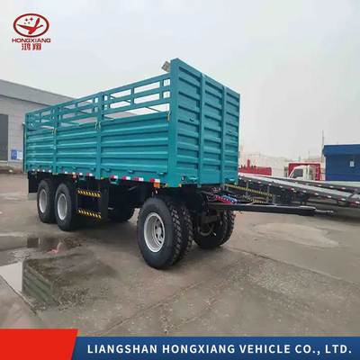 2240 mm Streckenablauf U-Form Tipper Dump Trailer für den Kohletransport Kreuzarm-Aufhängung
