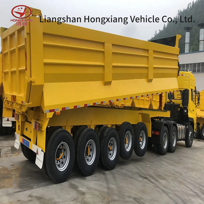 Klasse Schwerlast-Dreiachs-Anhänger für Baustoffe End-Dump-Semi-Lkw-Anhänger