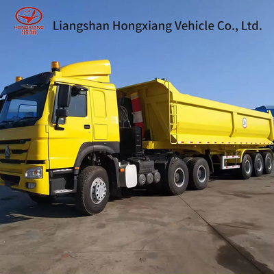 2240mm Tonnen Stein Sand Boden Selbstdumping Rücken Kipper Dump Truck Anhänger für das Recycling