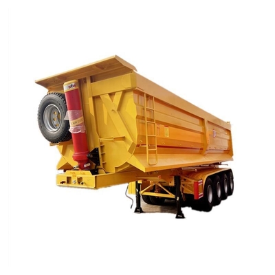 50 Tonnen schwerer End-Dump-Semi-Trailer mit individueller Ausführung und Stahlmaterial