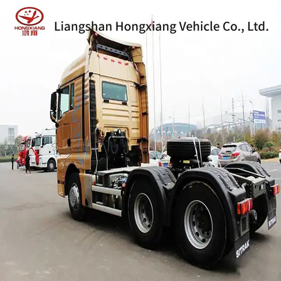 Newindu Technologie Hongyan Wheel Tractor Truck und Anhänger mit manuellem Fensterdesign