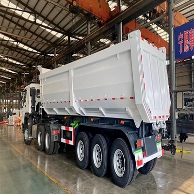 3 Achsen Hydraulischer Zylinder-Dump-Anhänger Tipper-Lkw-Anhänger für hohe Belastungskapazität