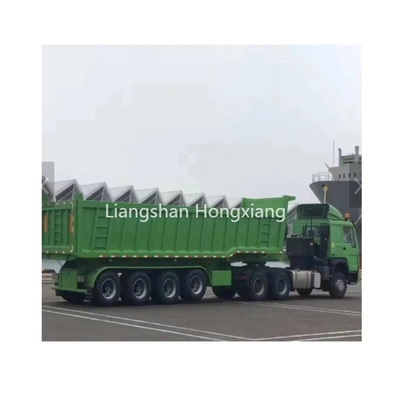 3 Achsen 45 Cbm Kipper Dump Trailer für den Kohletransport Nicht Selbstdumpingfunktion