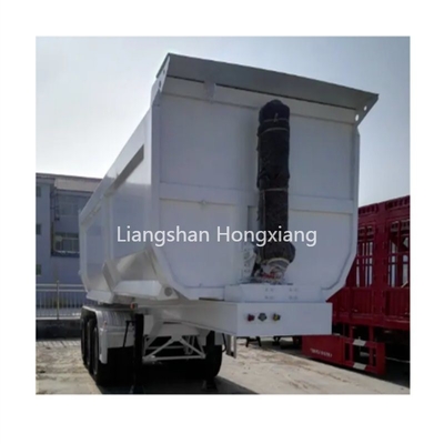 3 Achsen 45 Cbm Kipper Dump Trailer für den Kohletransport Nicht Selbstdumpingfunktion