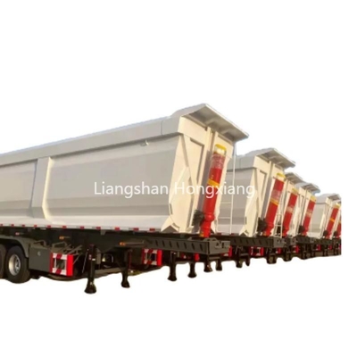 3 Achsen 45 Cbm Kipper Dump Trailer für den Kohletransport Nicht Selbstdumpingfunktion