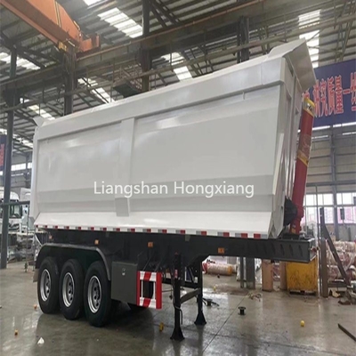 24 m2 24 m3 Dump Trailer 40 Tonnen U-Form Tipper Semi-Trailer für den Transport von Bauxit