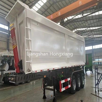 24 m2 24 m3 Dump Trailer 40 Tonnen U-Form Tipper Semi-Trailer für den Transport von Bauxit
