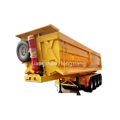 24 m2 24 m3 Dump Trailer 40 Tonnen U-Form Tipper Semi-Trailer für den Transport von Bauxit