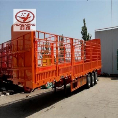 60 Tonnen 45cbm U-Form Hydraulischer Seitendumpper Lkw Halbanhänger Nicht Selbstdumping