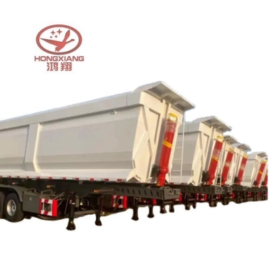 Dump Truck Trailer 30 t 60 t Dump Trailer mit 13 t Achse und 1 Jahr Kundendienst