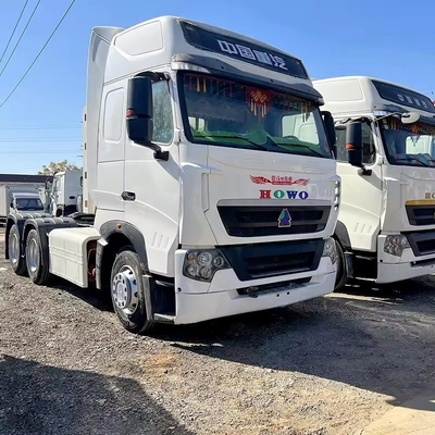 6X4 430 PS Traktorlastwagen Sinotruk HOWO A7 T7 Automatisches Getriebe Traktorkopf mit 1