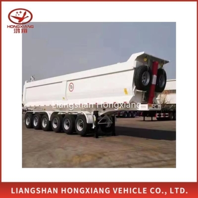 Kreuzarm-Typ 60 Tonnen 40FT Kipp-Lkw-Anhänger Box Halbanhänger Schwerlast-mechanische Aufhängung Stahl Superlink Dump-Anhänger