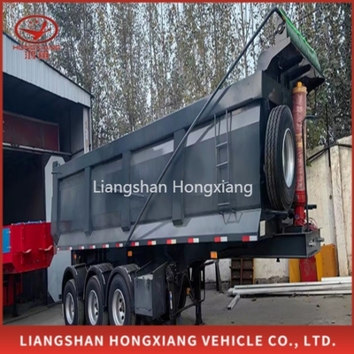 40 Tonnen Dump Trailer und RC Trailer Dump Truck Trailer 13500X3000X1550 mm Laufwerk 2240mm