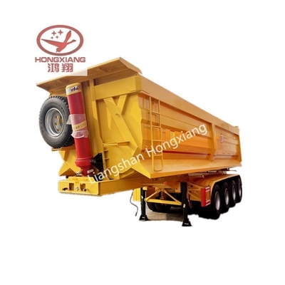 60 Tonnen Flatbed Semi-Trailer mit 12r22.5 Reifen und schwerer Stahlkonstruktion