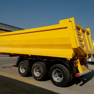 25cbm 32cbm 8 Tonnen Anhänger Ende Rücken Dumper Halbfahrzeug mit 13500X3000X1550 mm Größe