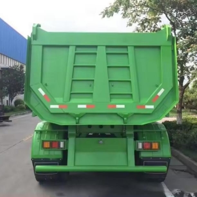 60 Tonnen U-förmiger Hinterhängeanhänger /Drei-Achsen-End-Dump-Tipping-Semi-Truck-Anhänger