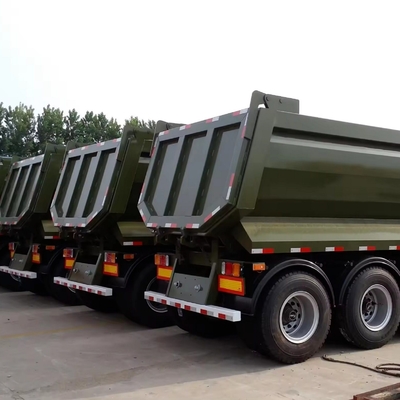25cbm 32cbm U-förmiges Hinterende Kipper Dumper Dump Semi-Truck Anhänger Reifen 12r22.5 Flatbed