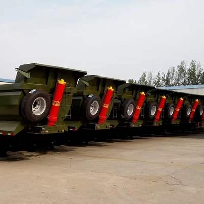 25cbm 32cbm U-förmiges Hinterende Kipper Dumper Dump Semi-Truck Anhänger Reifen 12r22.5 Flatbed