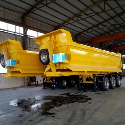 25cbm 32cbm U-förmiges Hinterende Kipper Dumper Dump Semi-Truck Anhänger Reifen 12r22.5 Flatbed