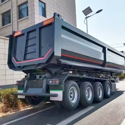 U-Form hydraulische Getreidefahrzeuge-Aufhänger Dumping Hinterteil Dump Tipper Halbfahrzeuge Anhänger für LKW